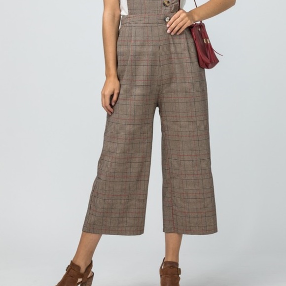 Plaid Jumpsuit/Overalls - Picture 6 of 6